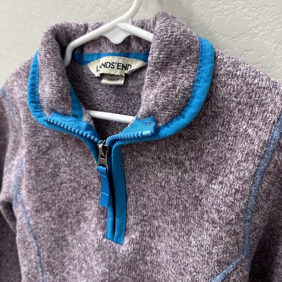Lands End Purple Sweatshirt - Picture 2 of 6